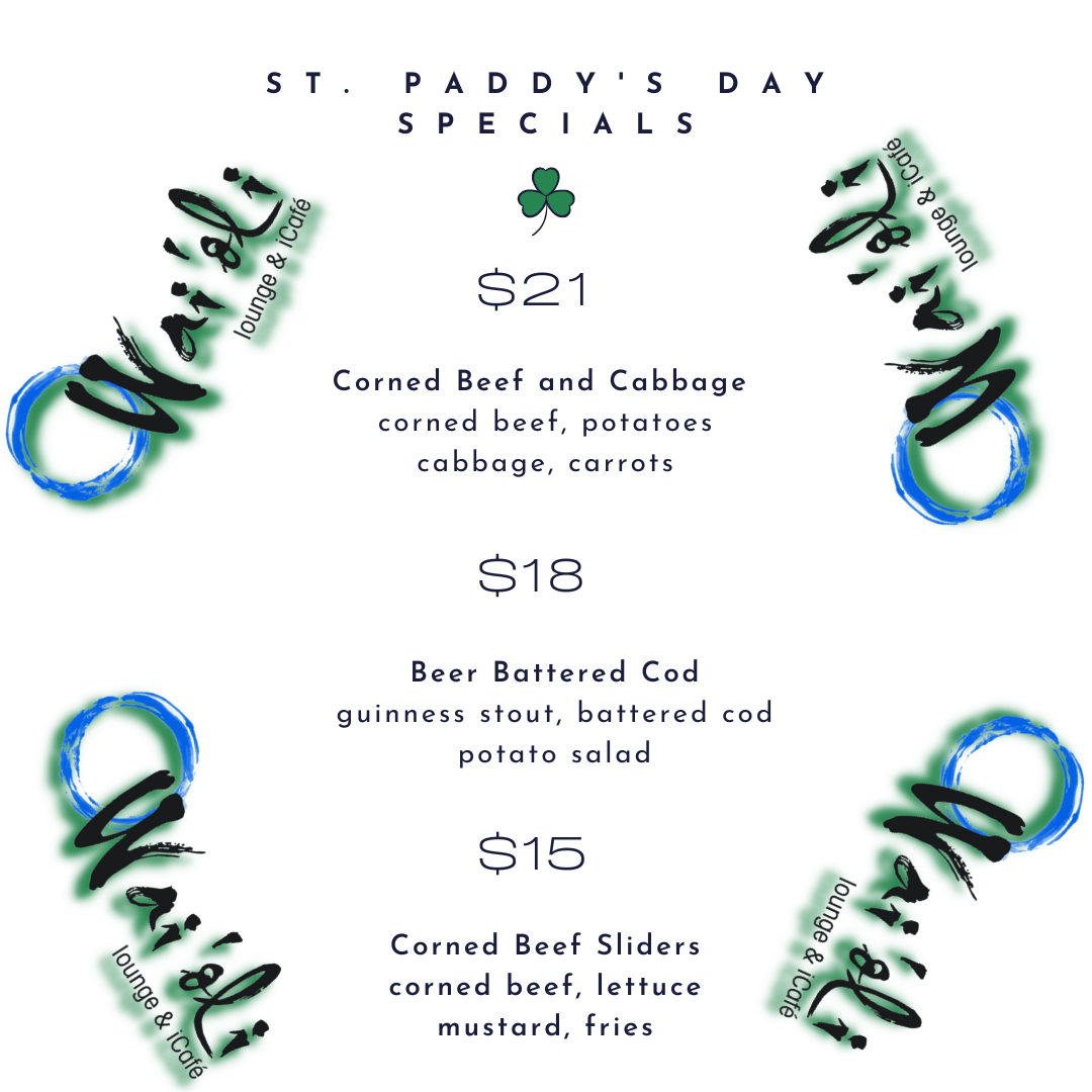St. Patrick's Day Specials 